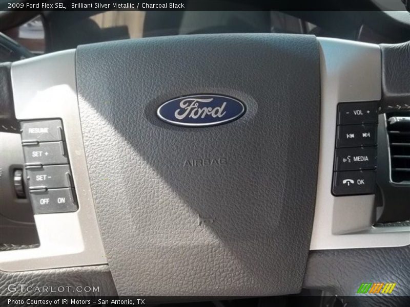 Brilliant Silver Metallic / Charcoal Black 2009 Ford Flex SEL