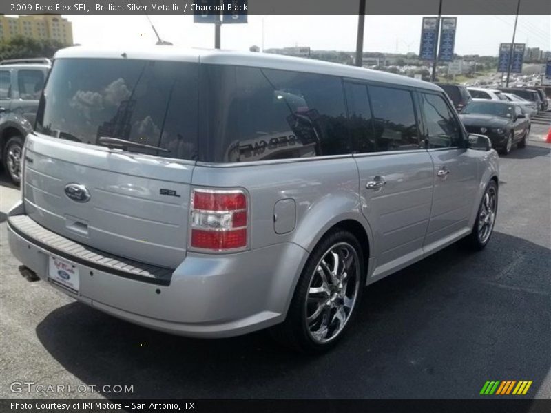Brilliant Silver Metallic / Charcoal Black 2009 Ford Flex SEL