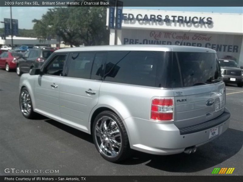 Brilliant Silver Metallic / Charcoal Black 2009 Ford Flex SEL