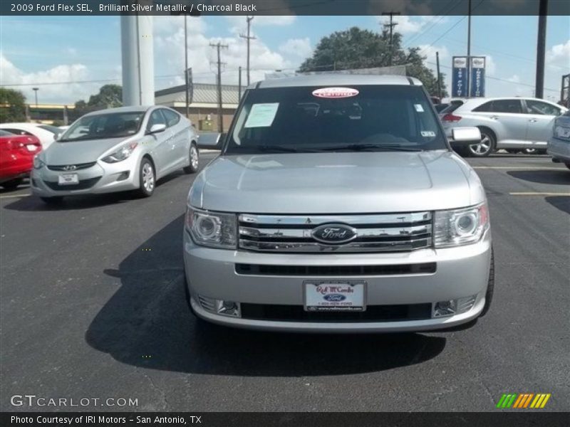 Brilliant Silver Metallic / Charcoal Black 2009 Ford Flex SEL