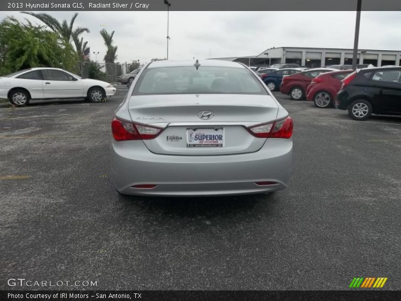 Radiant Silver / Gray 2013 Hyundai Sonata GLS