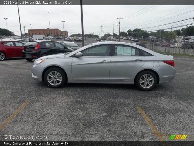 Radiant Silver / Gray 2013 Hyundai Sonata GLS