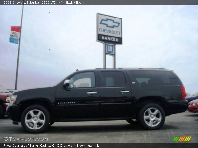 Black / Ebony 2008 Chevrolet Suburban 1500 LTZ 4x4