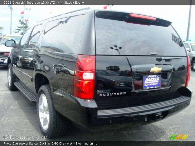 Black / Ebony 2008 Chevrolet Suburban 1500 LTZ 4x4