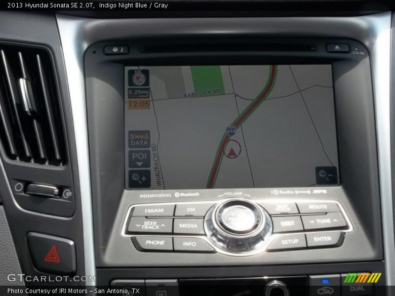 Navigation of 2013 Sonata SE 2.0T