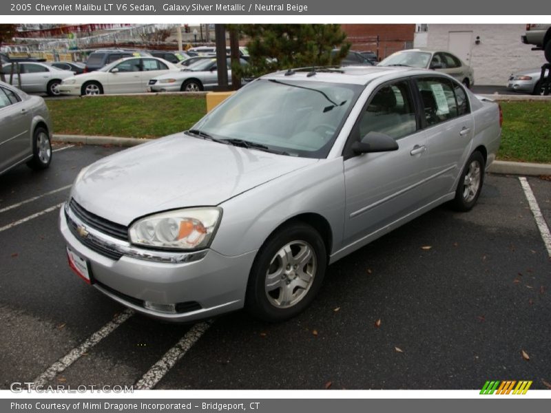 Galaxy Silver Metallic / Neutral Beige 2005 Chevrolet Malibu LT V6 Sedan