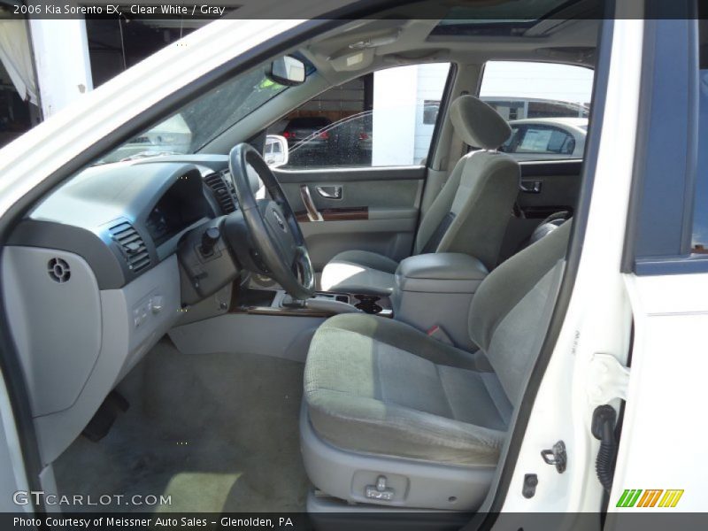 Clear White / Gray 2006 Kia Sorento EX