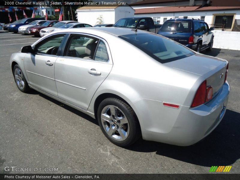 Silverstone Metallic / Titanium Gray 2008 Chevrolet Malibu LT Sedan