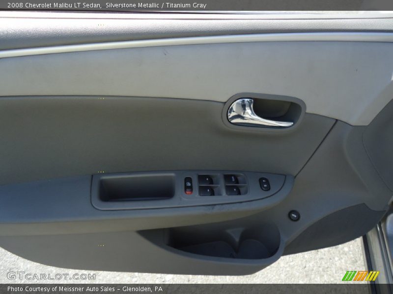 Silverstone Metallic / Titanium Gray 2008 Chevrolet Malibu LT Sedan