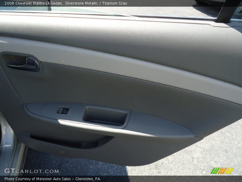 Silverstone Metallic / Titanium Gray 2008 Chevrolet Malibu LT Sedan