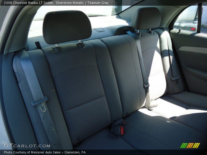 Silverstone Metallic / Titanium Gray 2008 Chevrolet Malibu LT Sedan