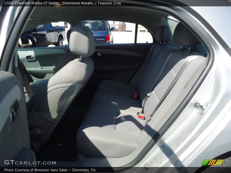 Silverstone Metallic / Titanium Gray 2008 Chevrolet Malibu LT Sedan