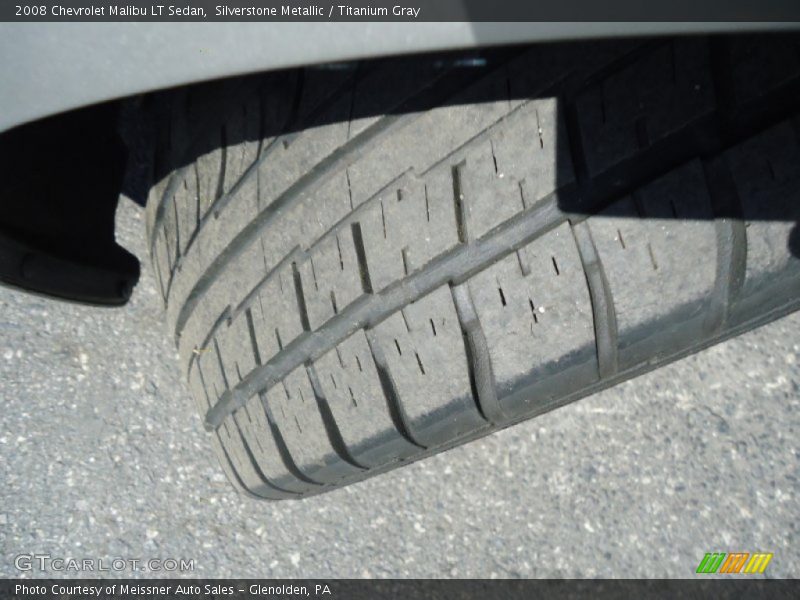 Silverstone Metallic / Titanium Gray 2008 Chevrolet Malibu LT Sedan