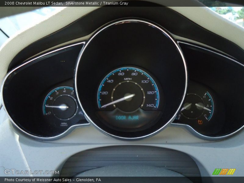 Silverstone Metallic / Titanium Gray 2008 Chevrolet Malibu LT Sedan