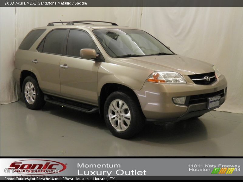 Sandstone Metallic / Saddle 2003 Acura MDX