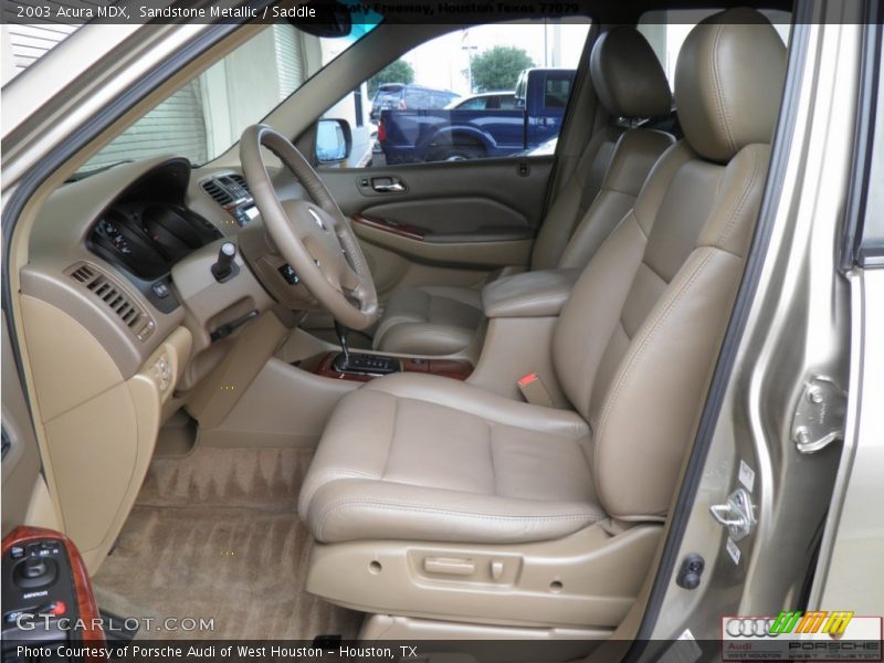 Sandstone Metallic / Saddle 2003 Acura MDX
