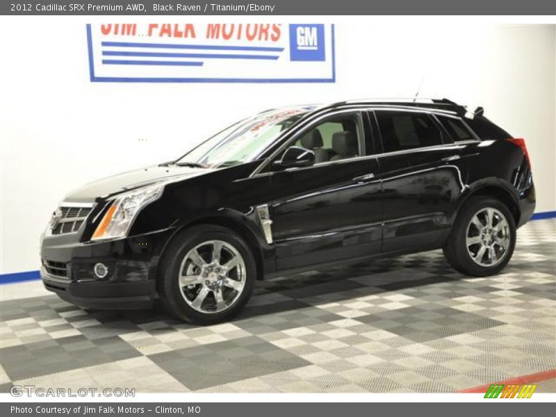 Black Raven / Titanium/Ebony 2012 Cadillac SRX Premium AWD