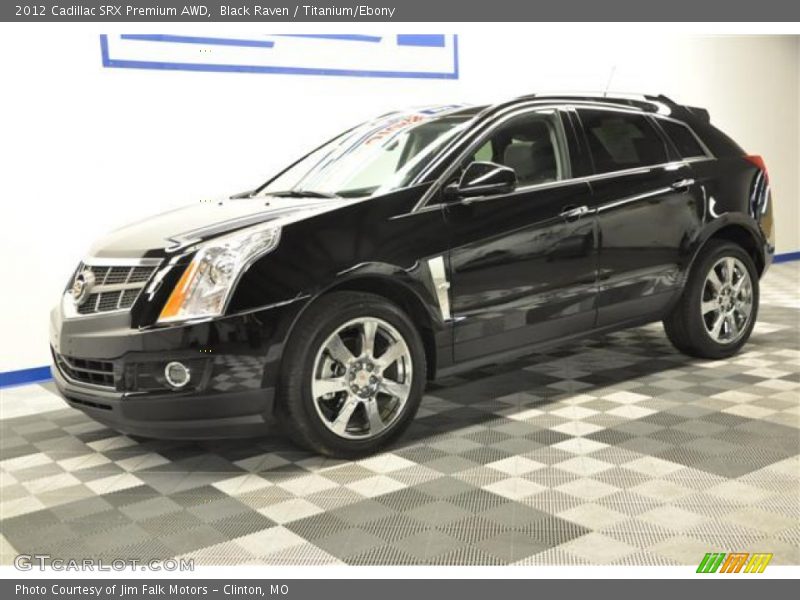 Black Raven / Titanium/Ebony 2012 Cadillac SRX Premium AWD