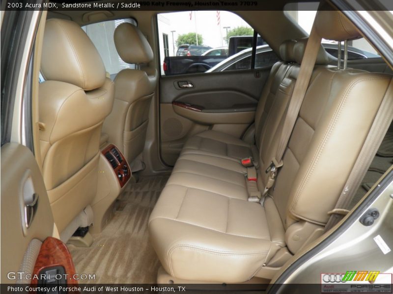 Sandstone Metallic / Saddle 2003 Acura MDX