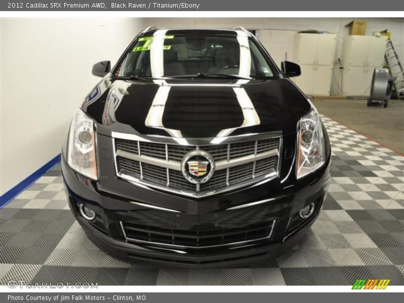 Black Raven / Titanium/Ebony 2012 Cadillac SRX Premium AWD