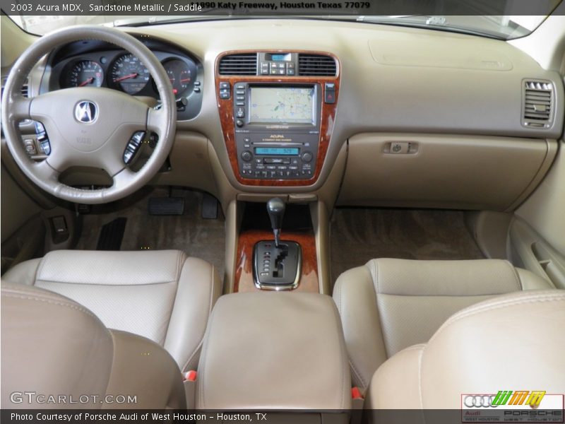 Sandstone Metallic / Saddle 2003 Acura MDX