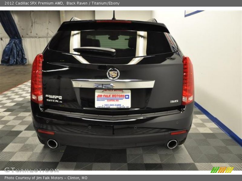 Black Raven / Titanium/Ebony 2012 Cadillac SRX Premium AWD