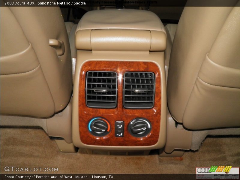 Sandstone Metallic / Saddle 2003 Acura MDX