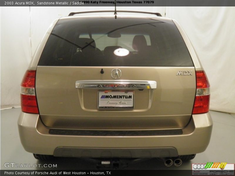 Sandstone Metallic / Saddle 2003 Acura MDX