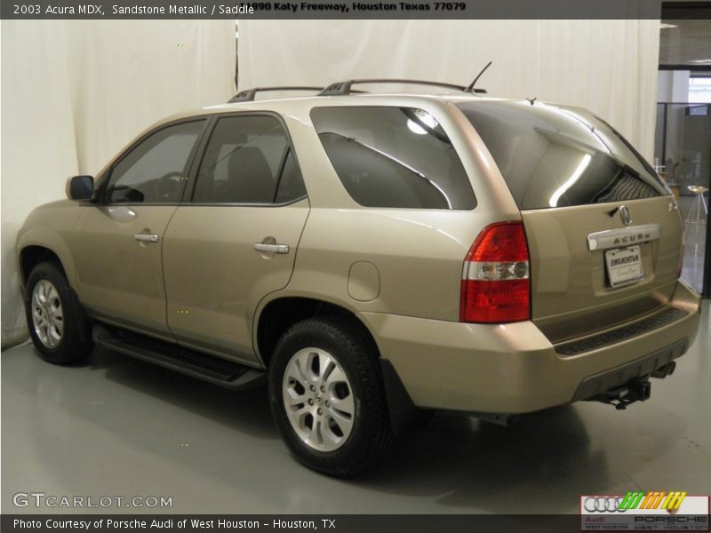 Sandstone Metallic / Saddle 2003 Acura MDX