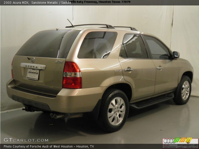 Sandstone Metallic / Saddle 2003 Acura MDX