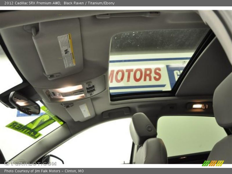 Black Raven / Titanium/Ebony 2012 Cadillac SRX Premium AWD