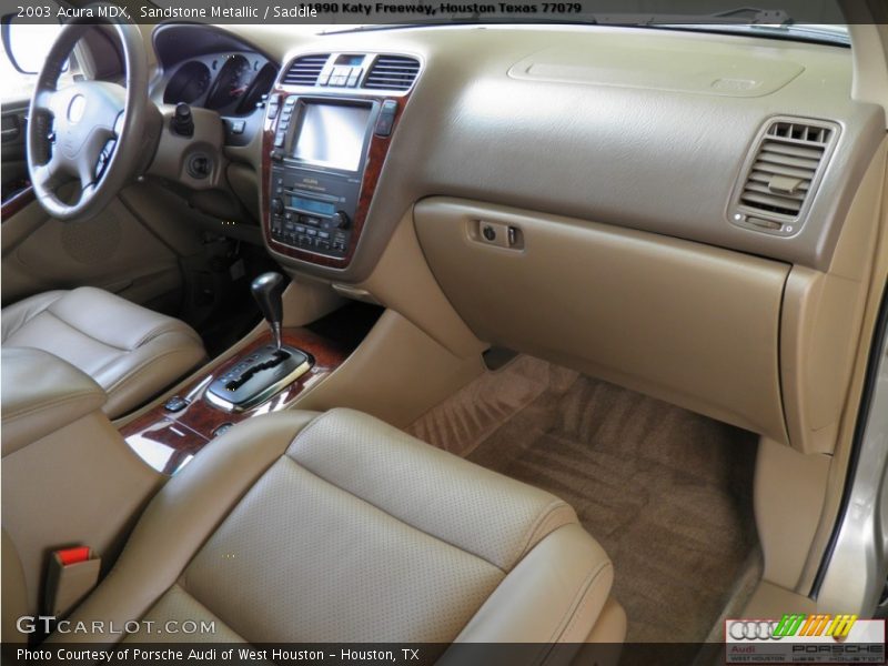 Sandstone Metallic / Saddle 2003 Acura MDX