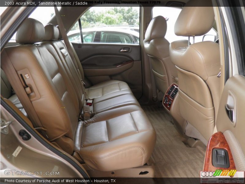 Sandstone Metallic / Saddle 2003 Acura MDX
