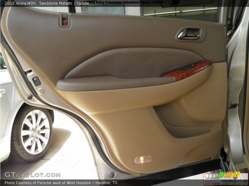 Sandstone Metallic / Saddle 2003 Acura MDX