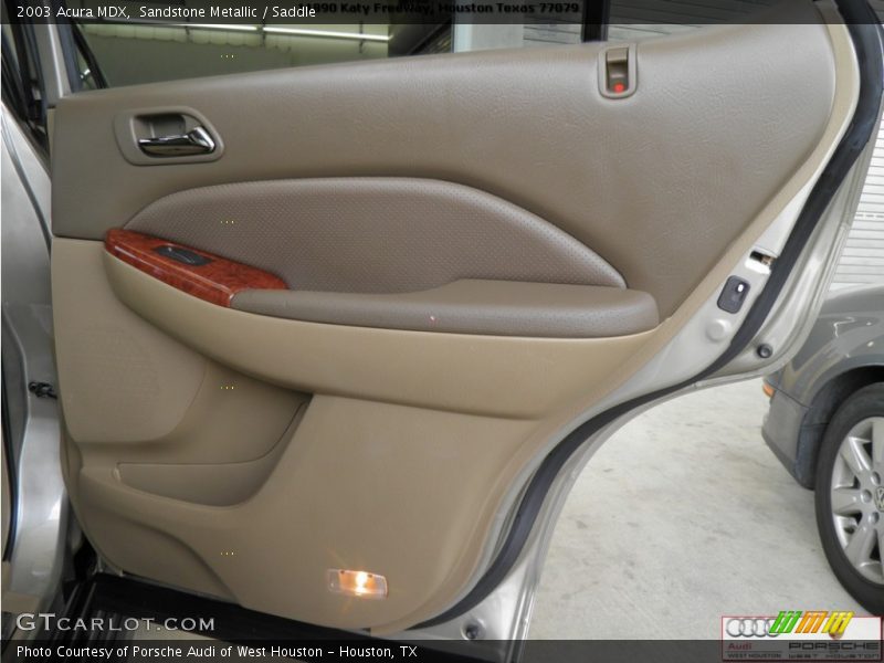 Sandstone Metallic / Saddle 2003 Acura MDX