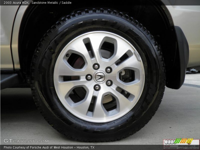 Sandstone Metallic / Saddle 2003 Acura MDX