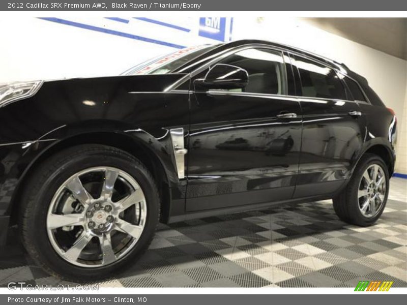 Black Raven / Titanium/Ebony 2012 Cadillac SRX Premium AWD