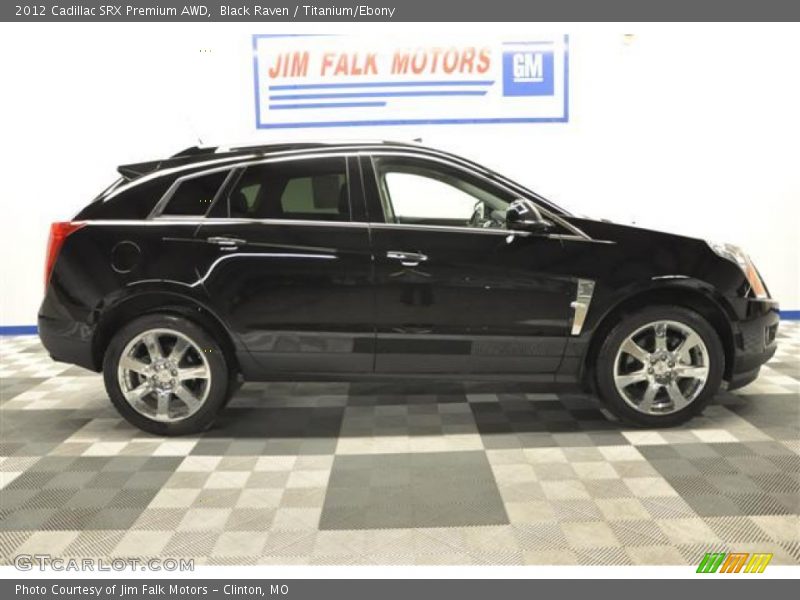 Black Raven / Titanium/Ebony 2012 Cadillac SRX Premium AWD