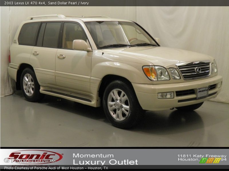 Sand Dollar Pearl / Ivory 2003 Lexus LX 470 4x4