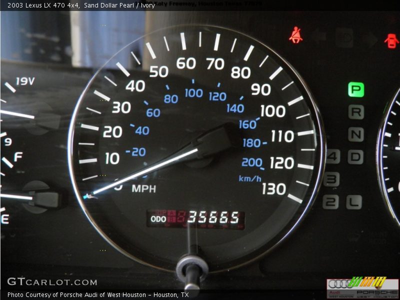 Sand Dollar Pearl / Ivory 2003 Lexus LX 470 4x4