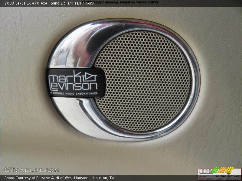 Sand Dollar Pearl / Ivory 2003 Lexus LX 470 4x4