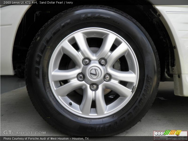 Sand Dollar Pearl / Ivory 2003 Lexus LX 470 4x4
