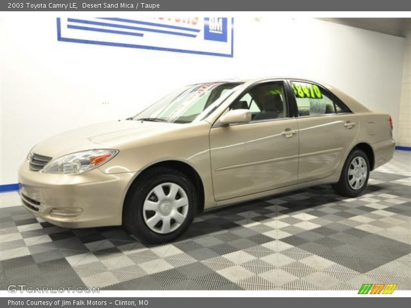 Desert Sand Mica / Taupe 2003 Toyota Camry LE