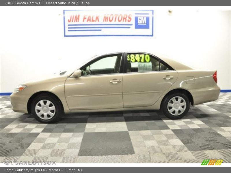 Desert Sand Mica / Taupe 2003 Toyota Camry LE