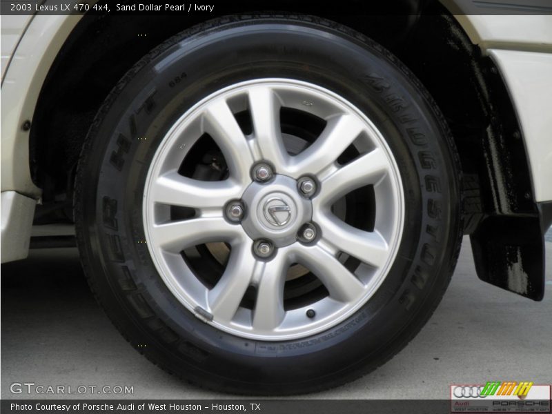 Sand Dollar Pearl / Ivory 2003 Lexus LX 470 4x4
