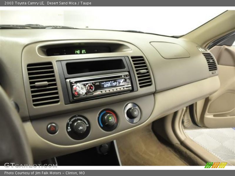 Desert Sand Mica / Taupe 2003 Toyota Camry LE