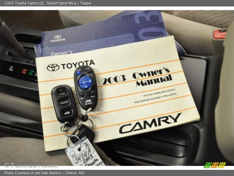 Desert Sand Mica / Taupe 2003 Toyota Camry LE