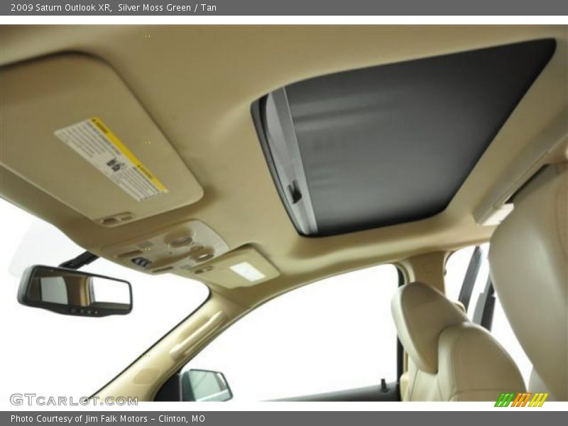 Silver Moss Green / Tan 2009 Saturn Outlook XR