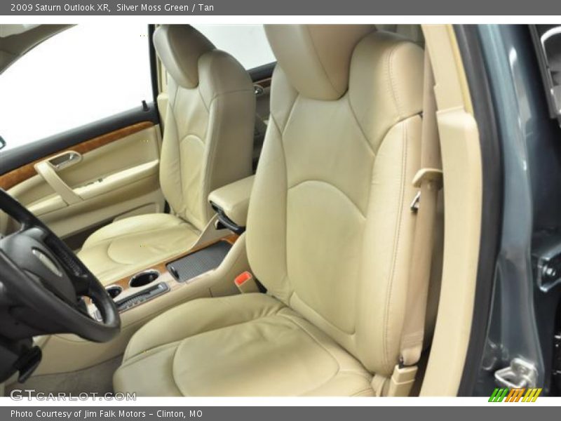 Silver Moss Green / Tan 2009 Saturn Outlook XR