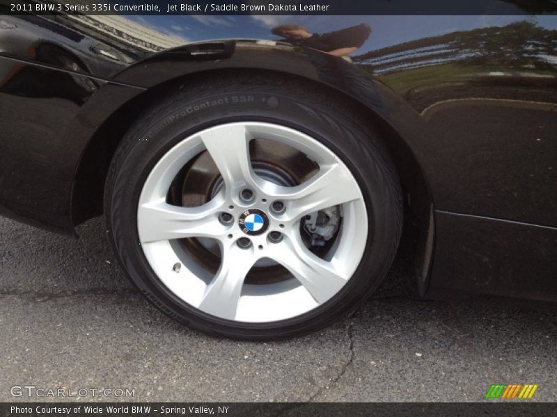 Jet Black / Saddle Brown Dakota Leather 2011 BMW 3 Series 335i Convertible